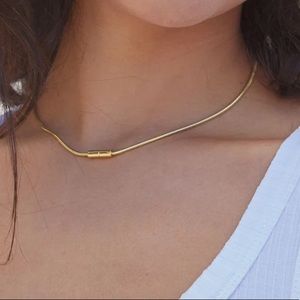 Rebel Gorjana Necklace 18k Plated Gold